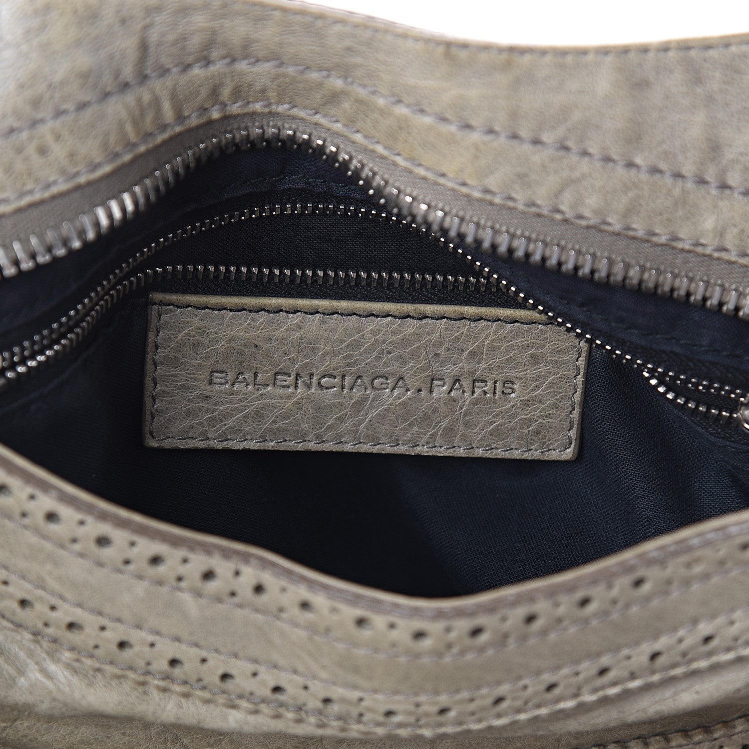 Balenciaga Agneau Giant Brogues Hardware City Praline 5 of 9