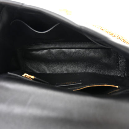 Valentino Garavani Nappa Large Roman Stud Shoulder Bag Black 5 of 13