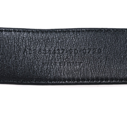 Saint Laurent Smooth Calfskin Monogram Square Buckle 90 36 Belt Black 6 of 6