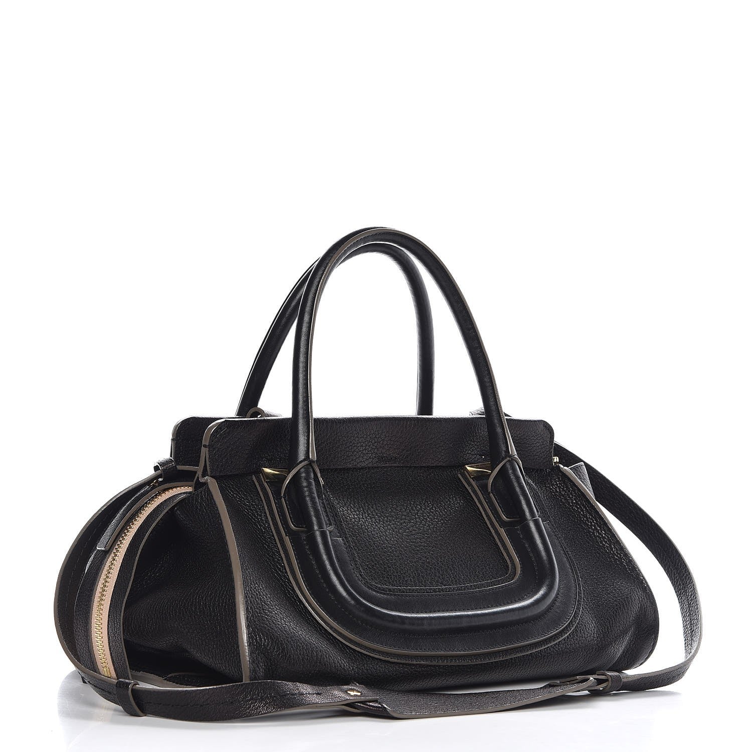 Chloe Calfskin Medium Everston Satchel Black 3 of 12