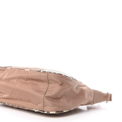 Prada Tessuto Nylon Vernice Hobo Cipria 7 of 10