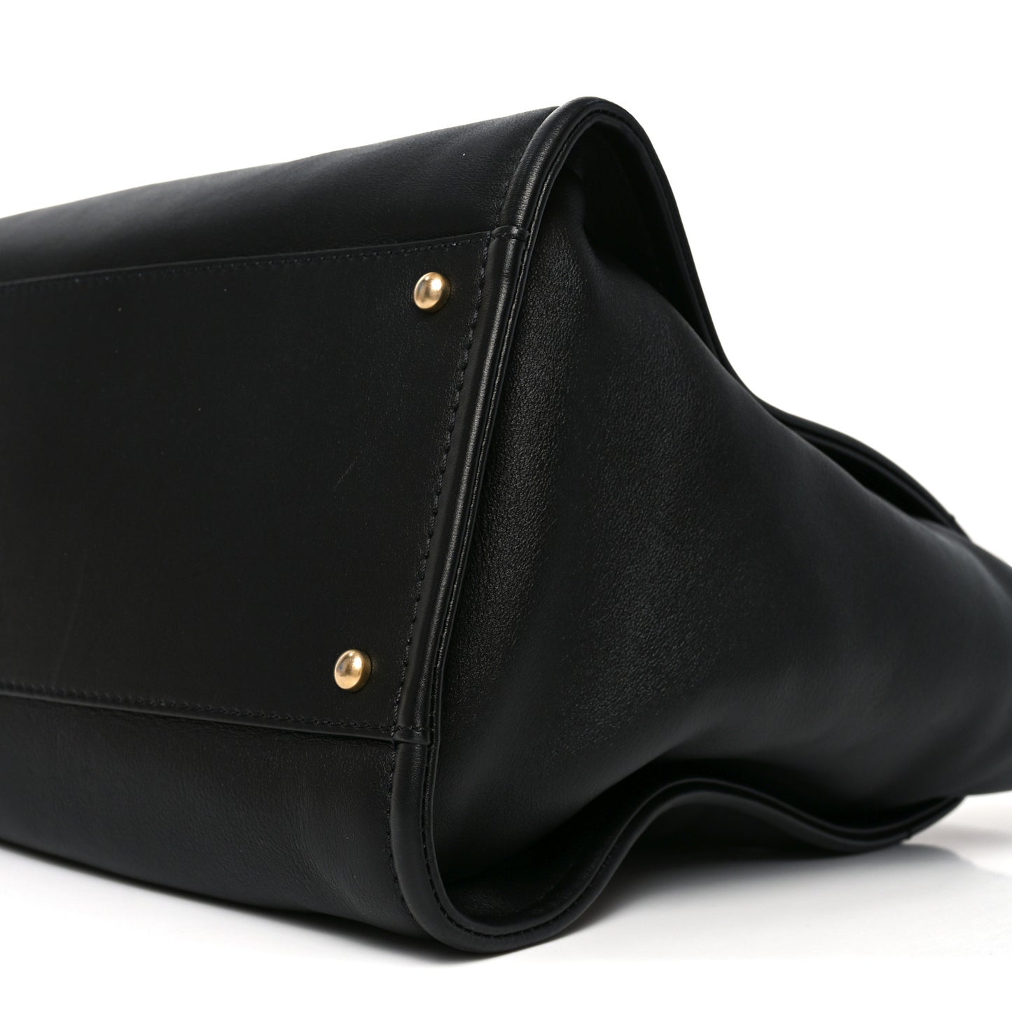 Calfskin Medium Deauville Tote Black Multicolor