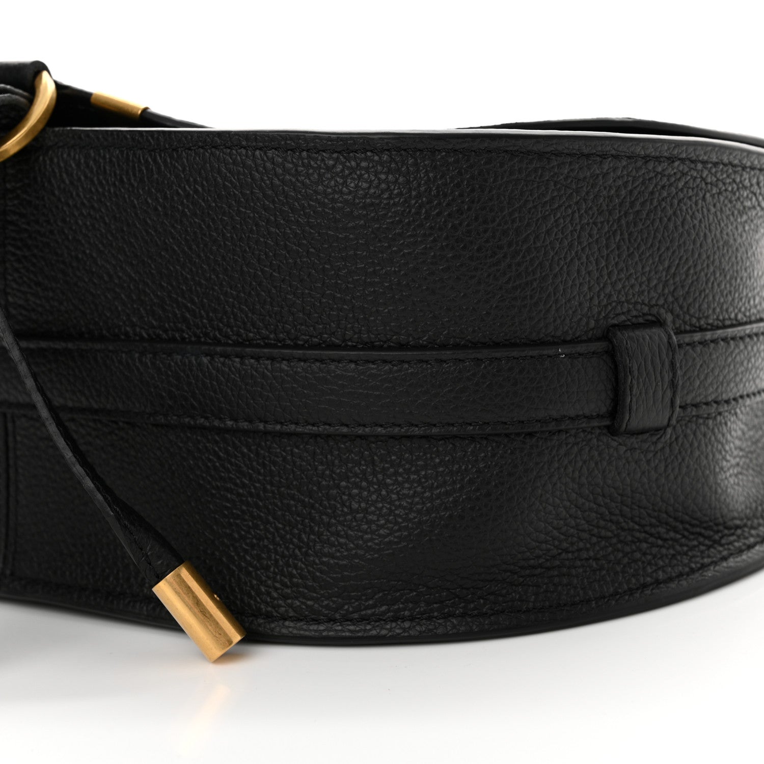 Chloe Calfskin Medium Marcie Round Crossbody Bag Black 10 of 10