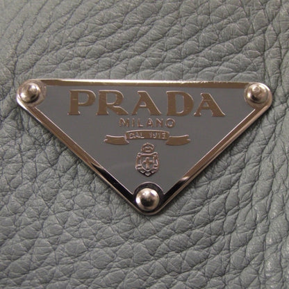 Prada Vitello Daino Large Shoulder Bag Blue 13 of 13