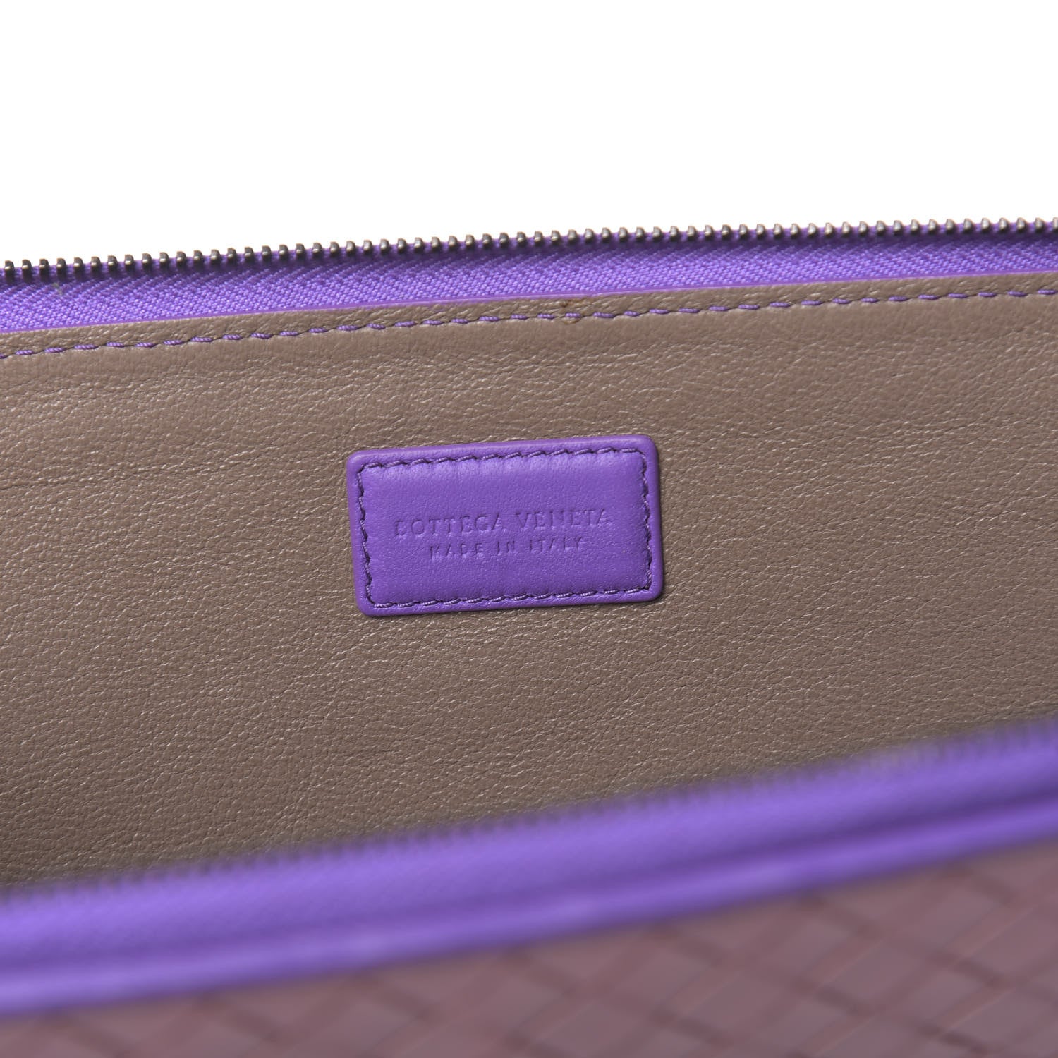 Bottega Veneta Nappa Intrecciato Flat Zip Pouch Deco Rose Corot 6 of 9