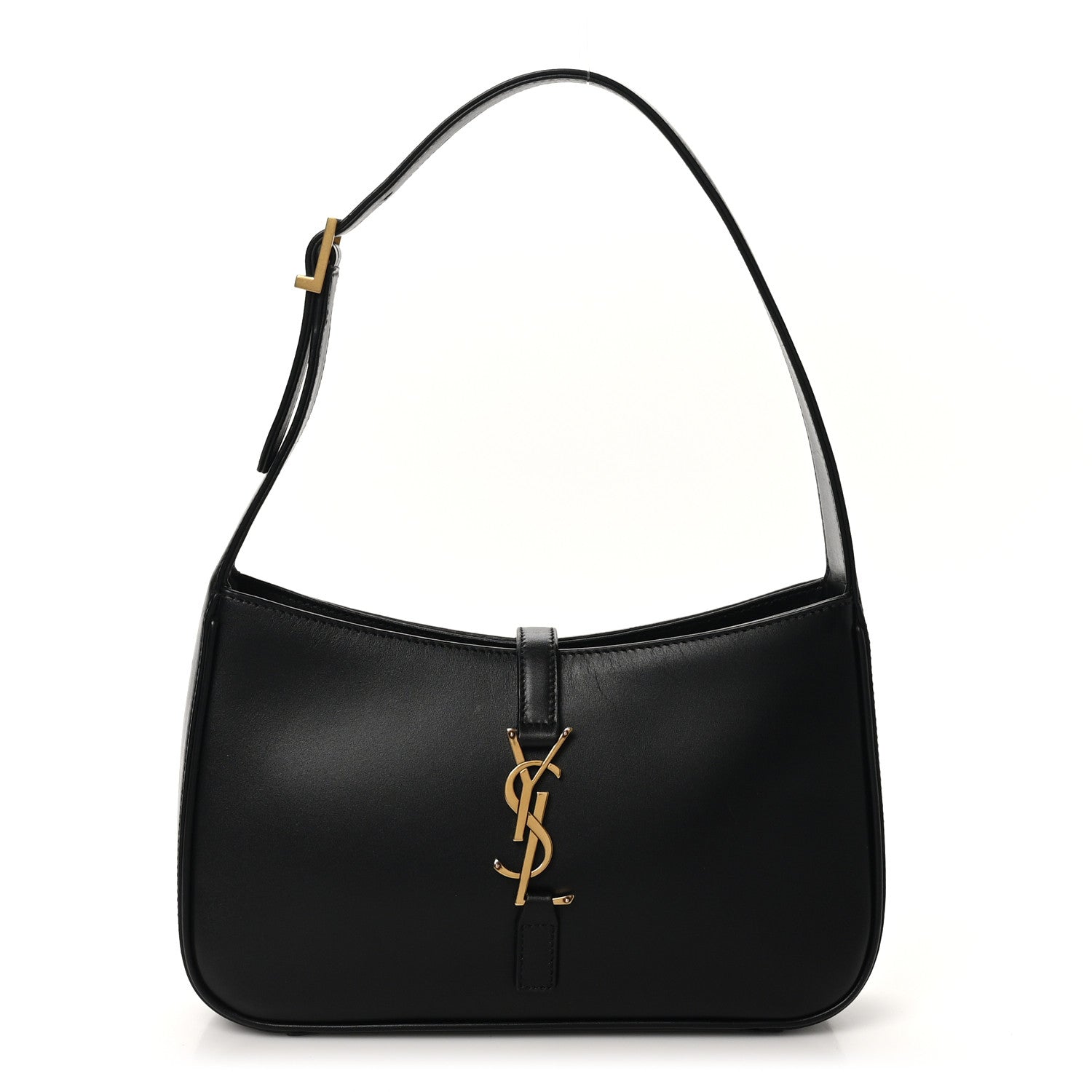 Saint Laurent Smooth Calfskin Le 5 A 7 Hobo Black 1 of 10