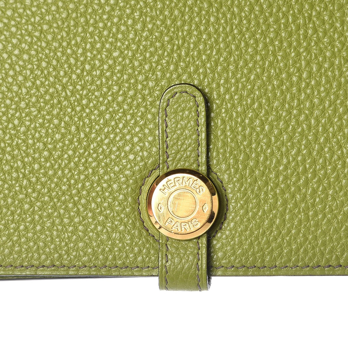 Togo Dogon Duo Wallet Vert Anis