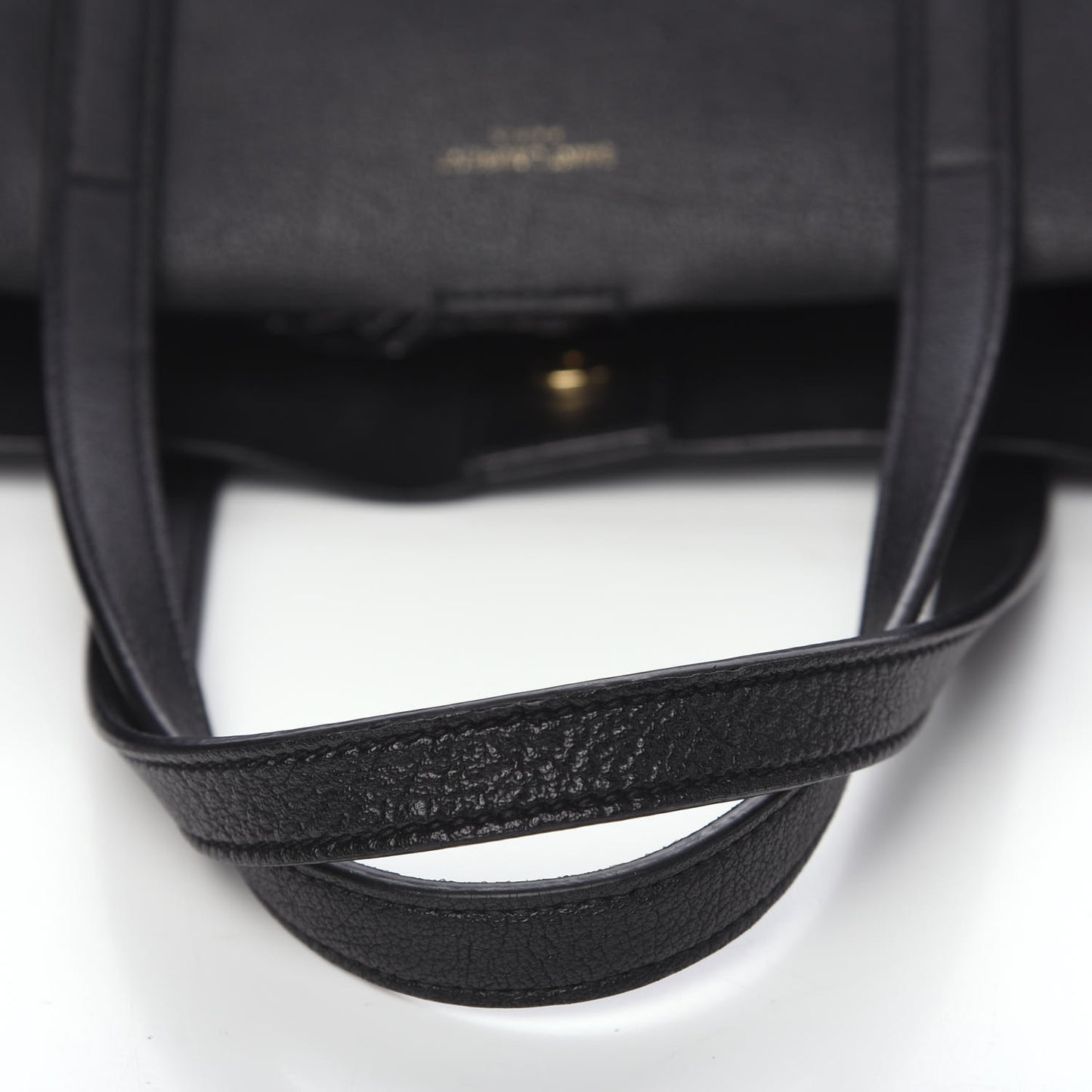 Calfskin Toy Shopping Tote Black