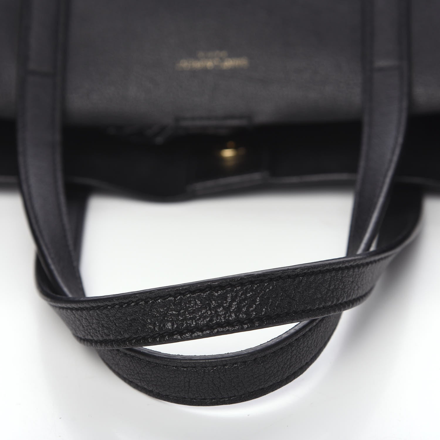 Saint Laurent Calfskin Toy Shopping Tote Black 8 of 9