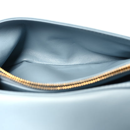 Christian Dior Calfskin Macrocannage Mini Caro Bag Bracing Blue 5 of 11