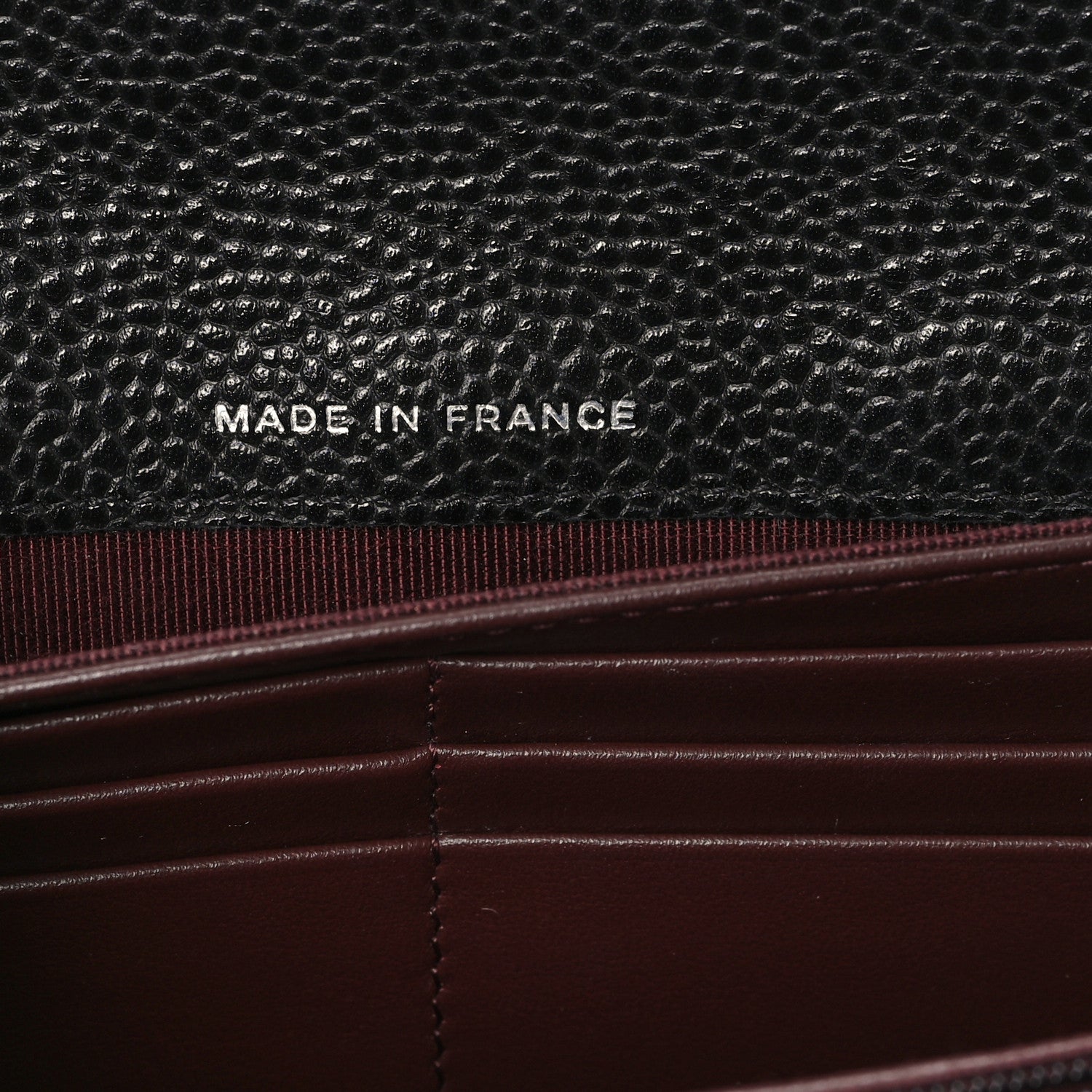 Chanel Caviar Quilted Large Gusset Flap Wallet Black 7 of 8