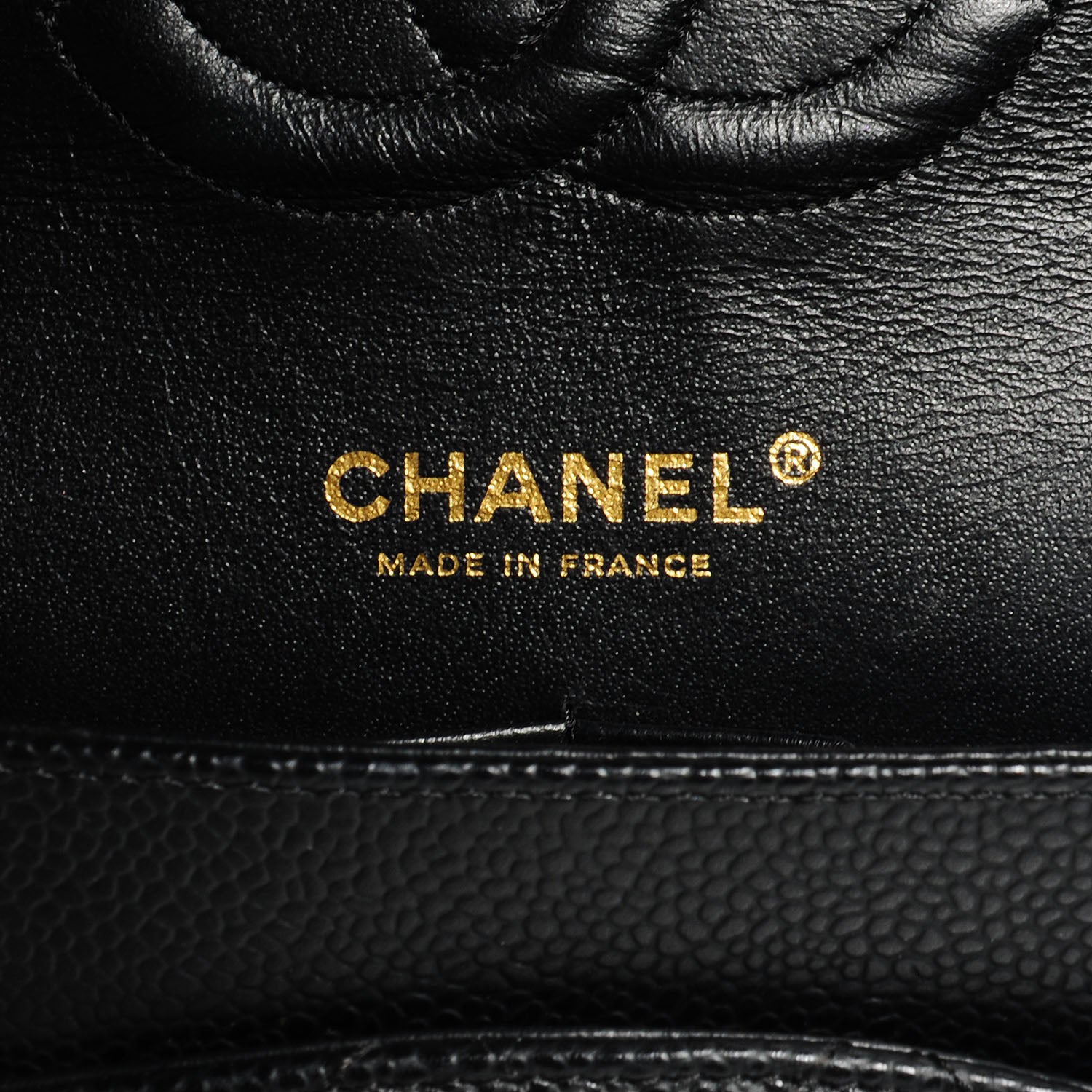 Chanel Caviar Quilted Medium Double Flap Black 7 of 11