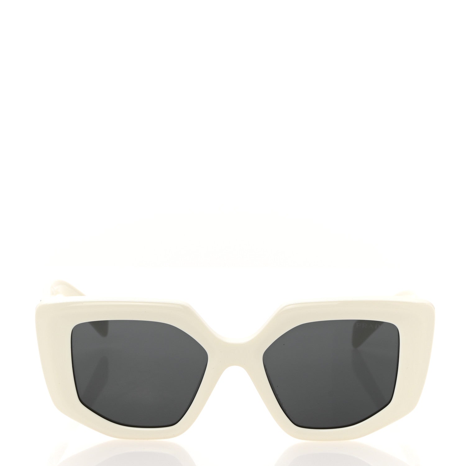 Prada Acetate Symbole Sunglasses SPR 14Z Talc 2 of 7