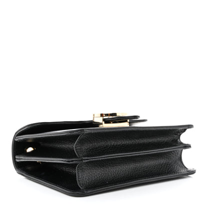 Gucci Dollar Calfskin Small Interlocking G Shoulder Bag Black 4 of 11