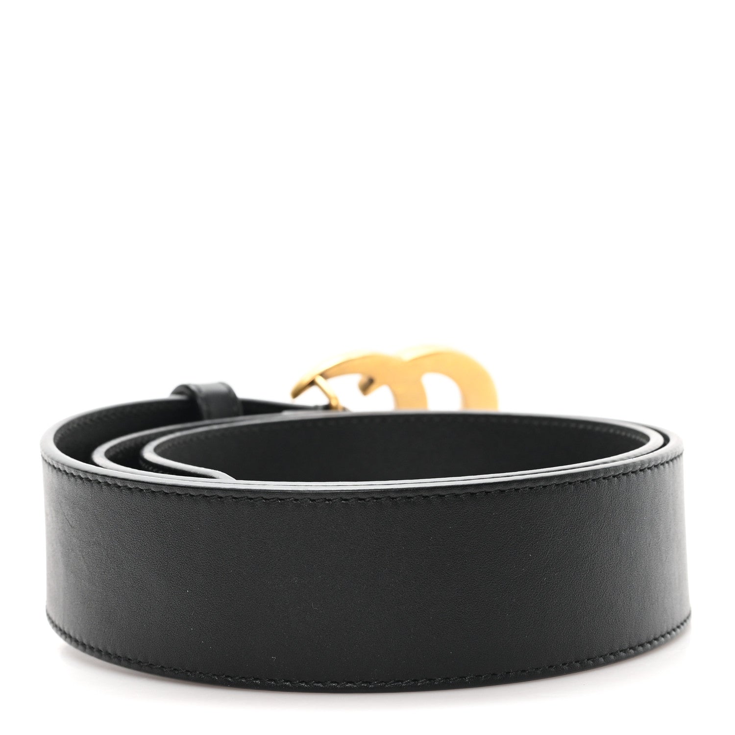 Gucci Calfskin Double G 40mm Belt 80 32 Black 2 of 4