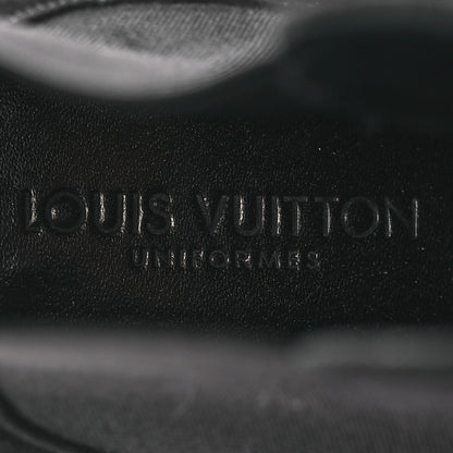 Louis Vuitton Suede Monogram Uniformes Cap Toe Chelsea 75mm Ankle Boots 37.5 Black 9 of 11