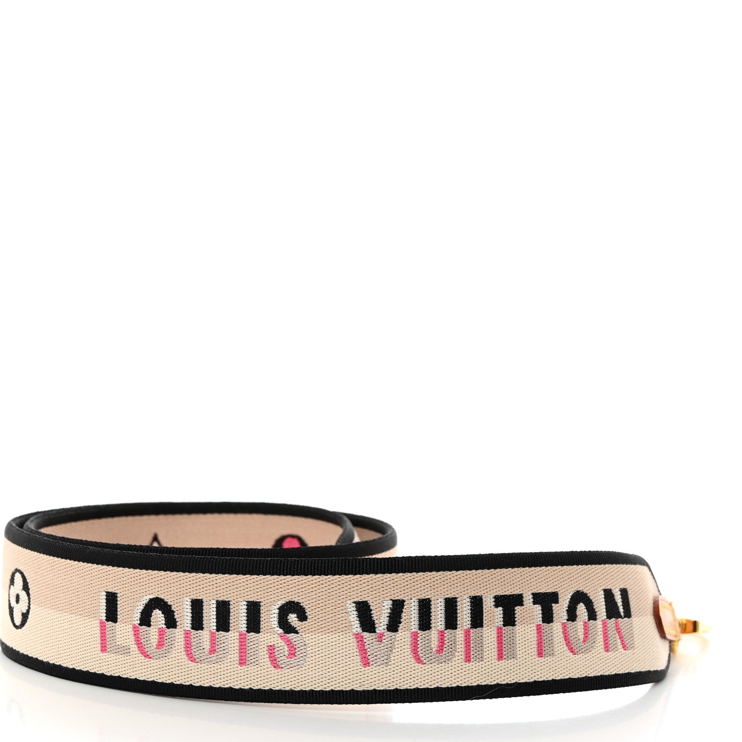 Louis Vuitton Jacquard Speedy Bandouliere 20 Shoulder Strap Black 3 of 4