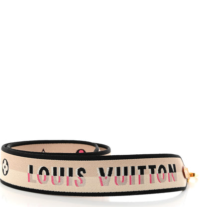 Louis Vuitton Jacquard Speedy Bandouliere 20 Shoulder Strap Black 3 of 4