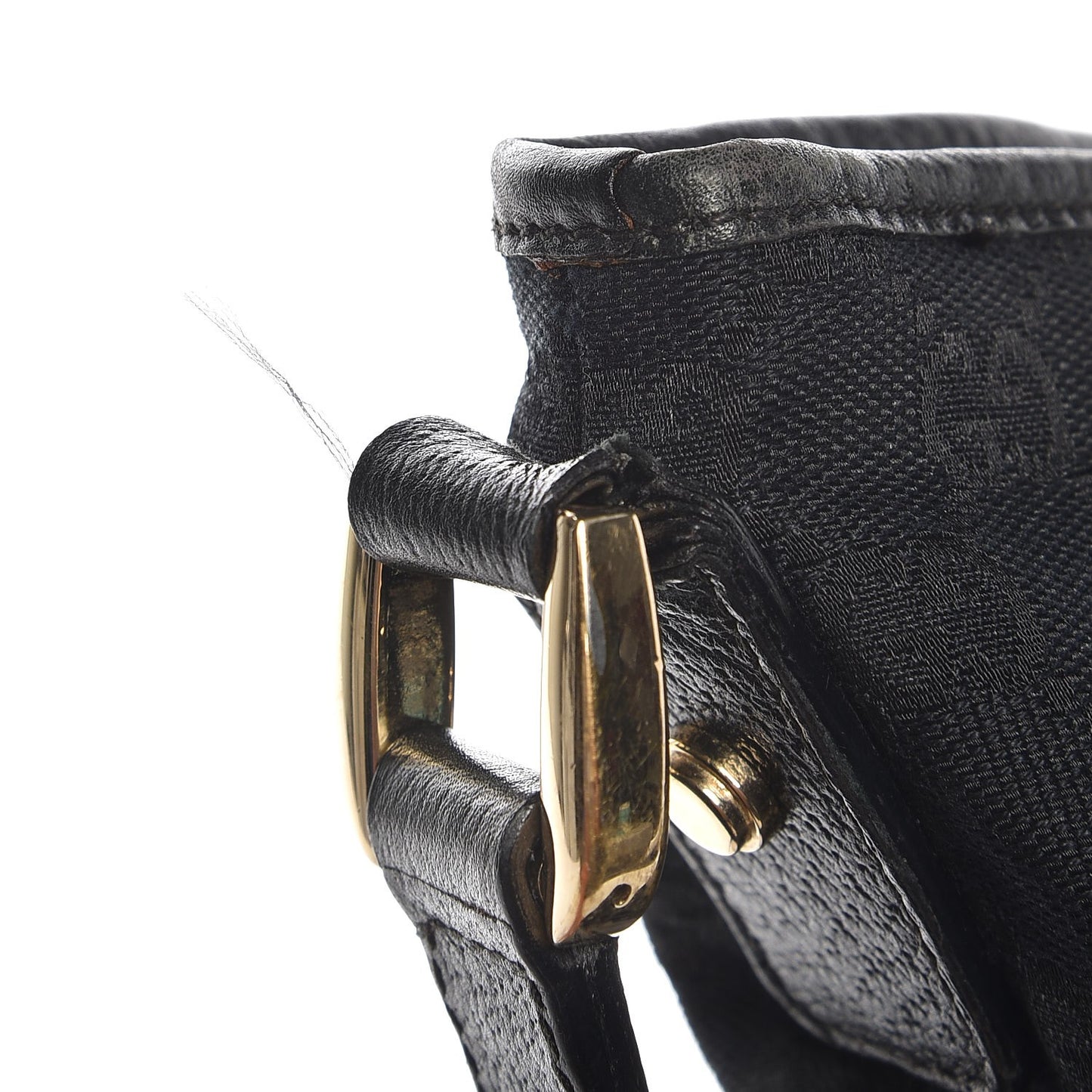 Monogram Abbey Messenger Bag Black