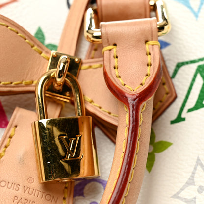 Louis Vuitton LV X TM Monogram Multicolor Speedy Bandouliere 25 White 10 of 13