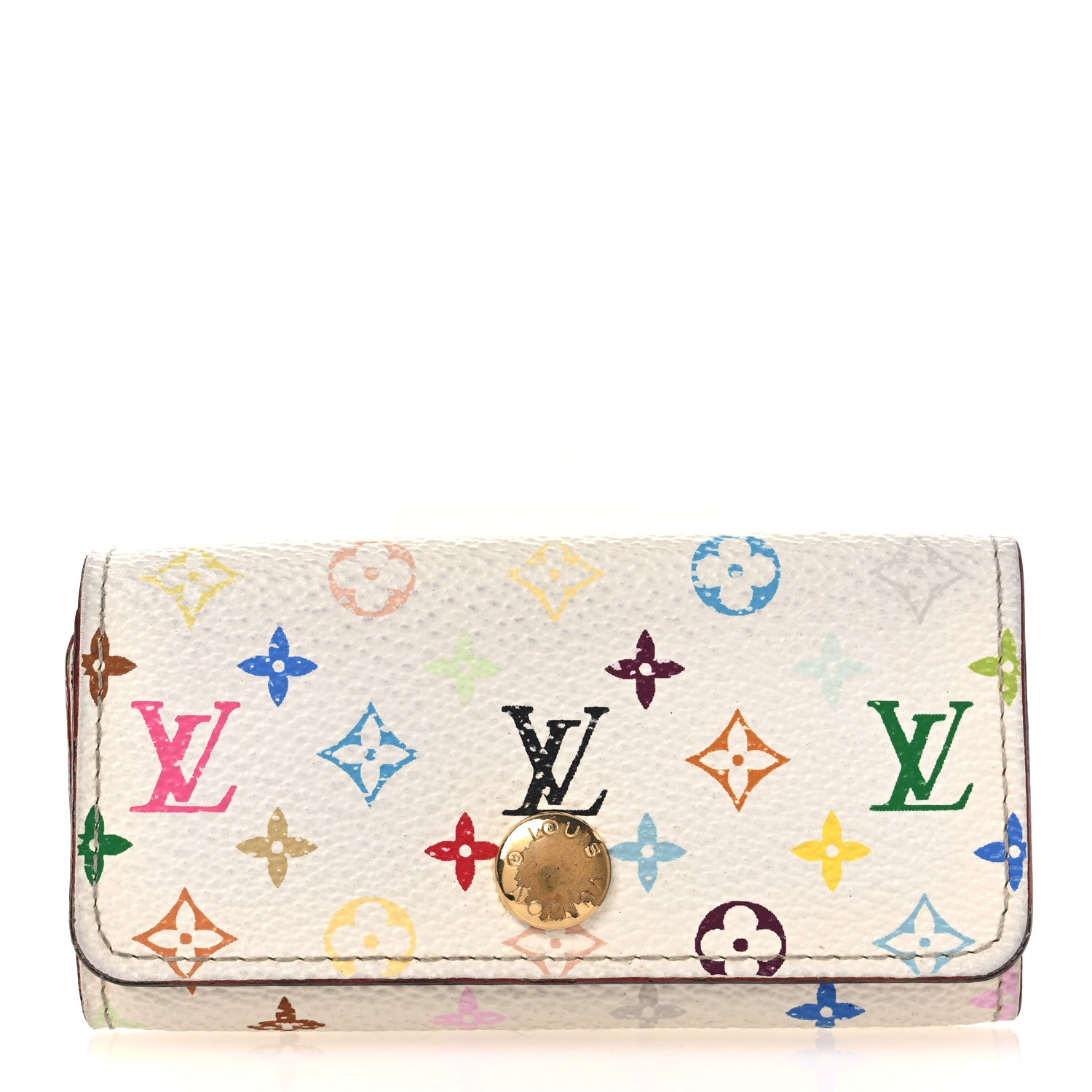Louis Vuitton Monogram Multicolor Multicles 4 Key Holder White 1 of 11