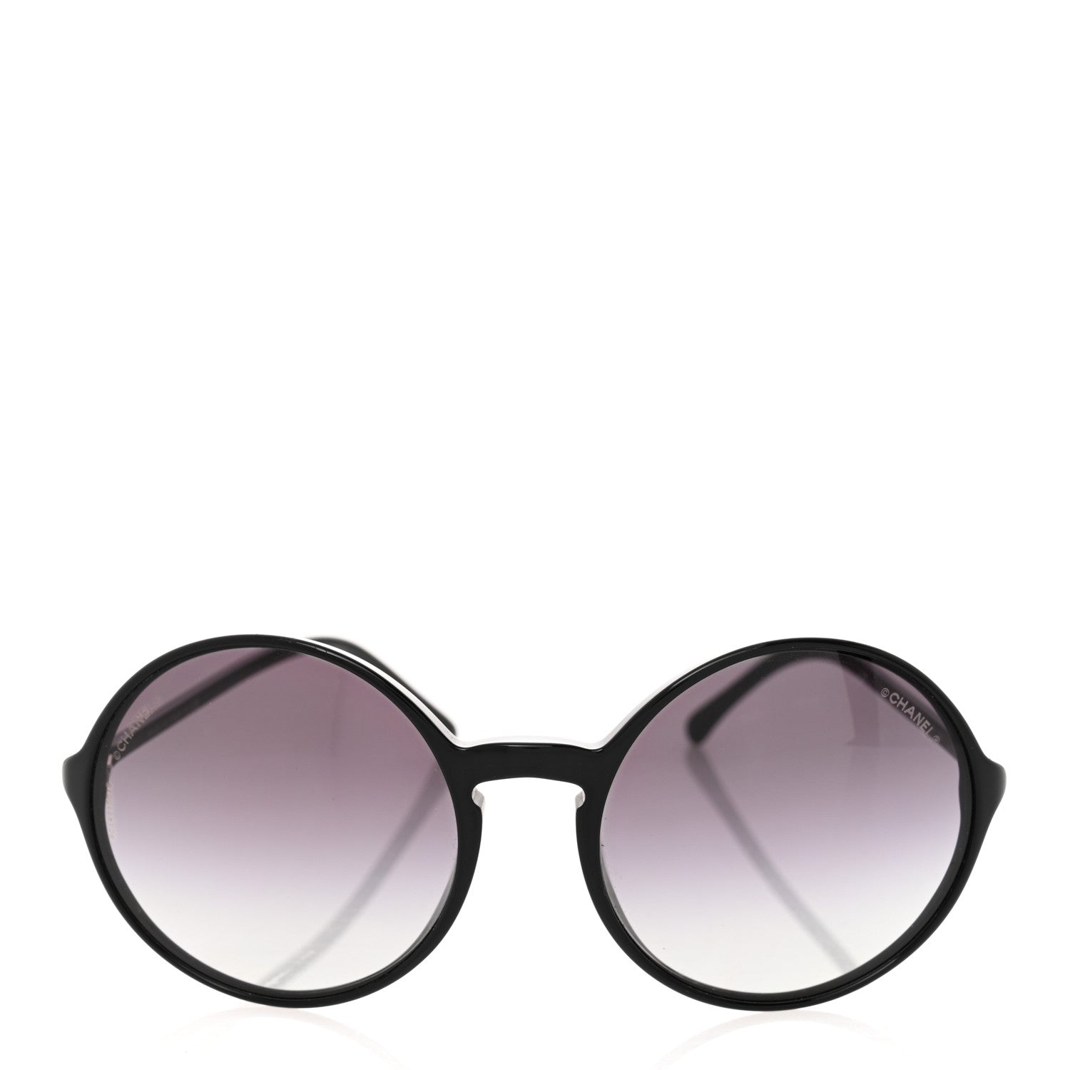 Chanel CC Round Spring Sunglasses 5279-A Black 2 of 8