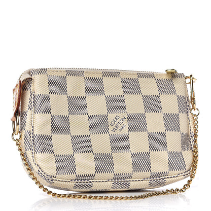 Louis Vuitton Damier Azur Mini Pochette Accessories 3 of 9