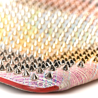 Christian Louboutin Metallic Suede Unicorn Studded Loubiclutch Multicolor 9 of 10