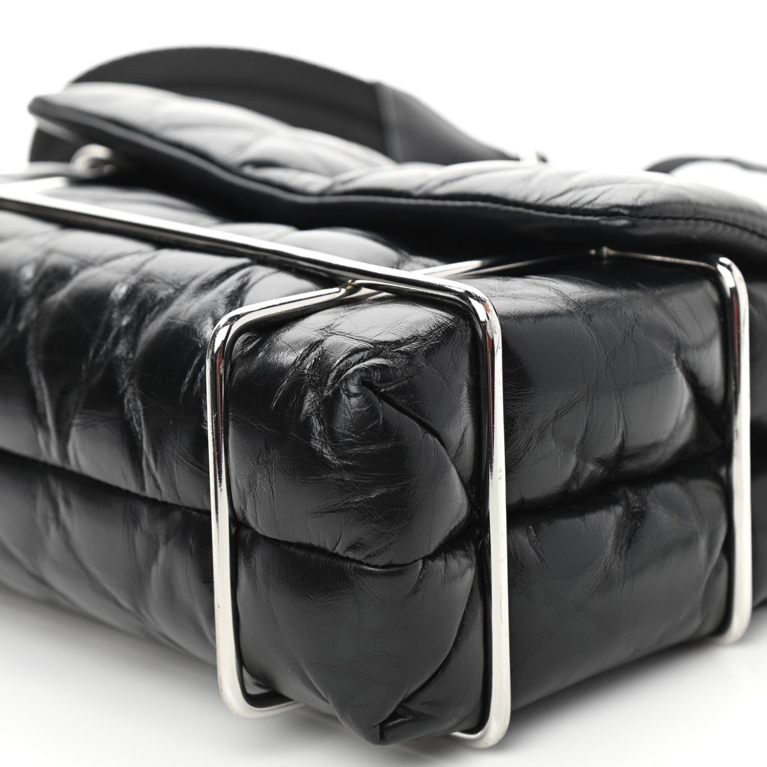 Alexander Wang Calfskin Quilted Halo Crossbody Bag Black 10 of 10