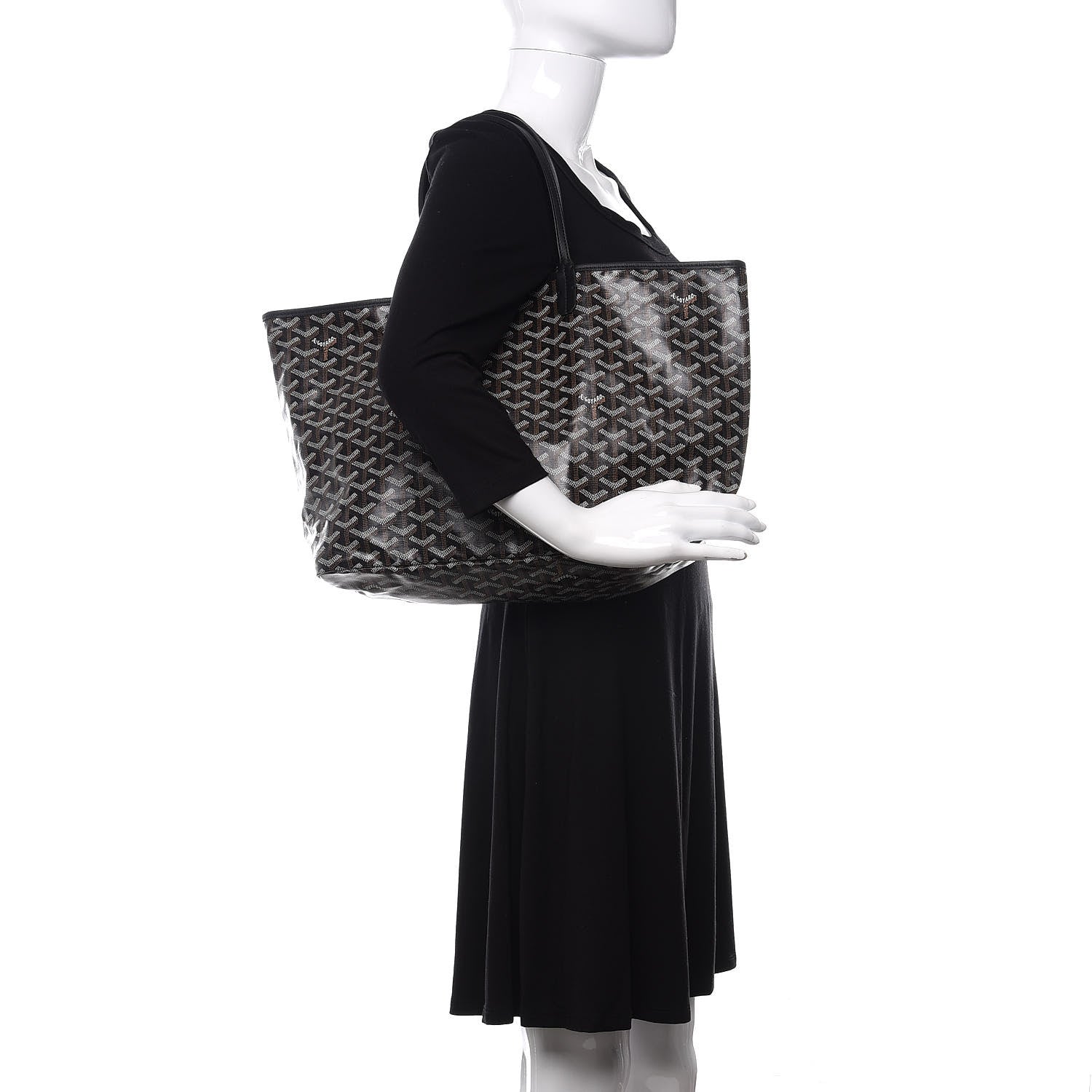 Goyard Goyardine Saint Louis PM Black 2 of 11