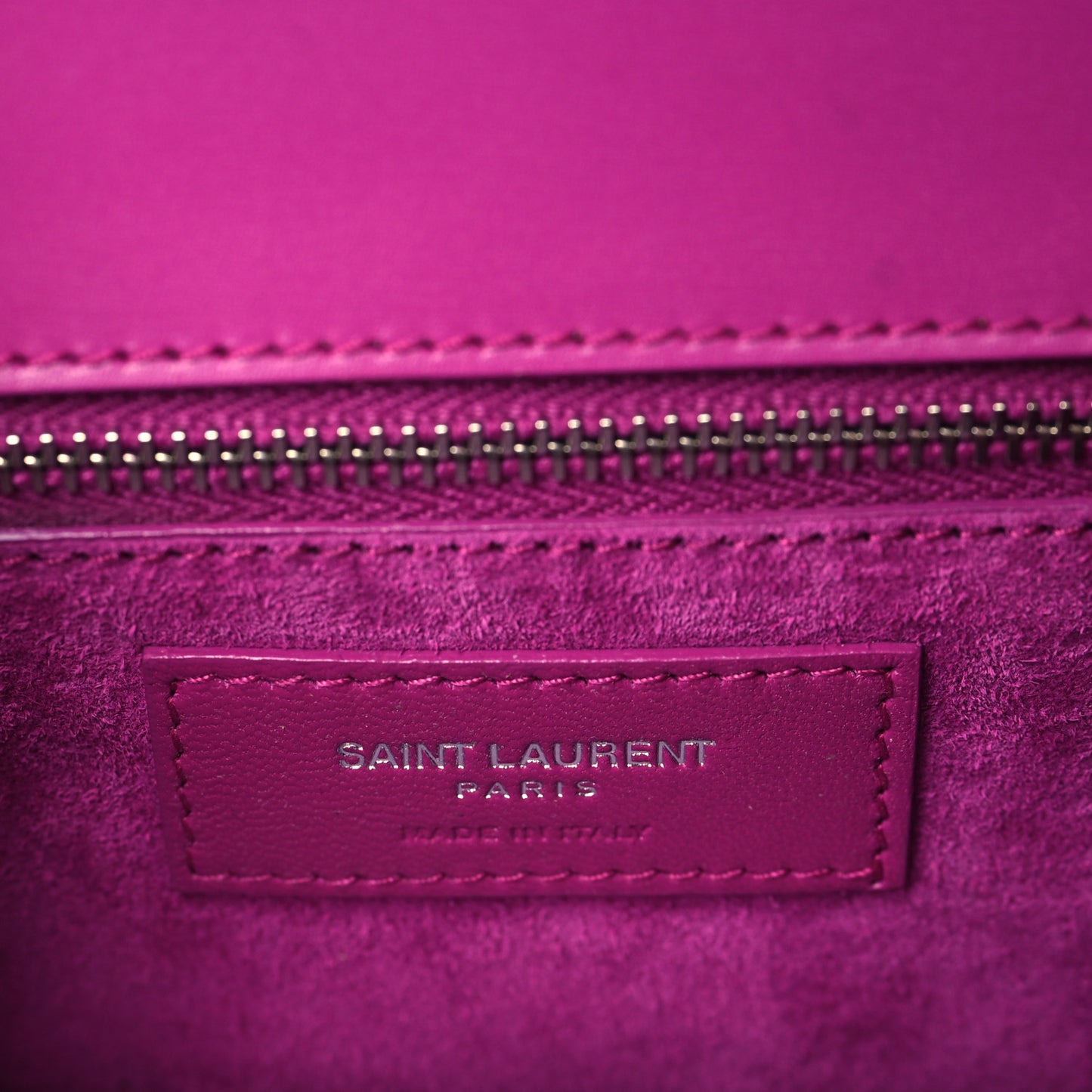 Smooth Calfskin Le Carre Shoulder Bag Purple