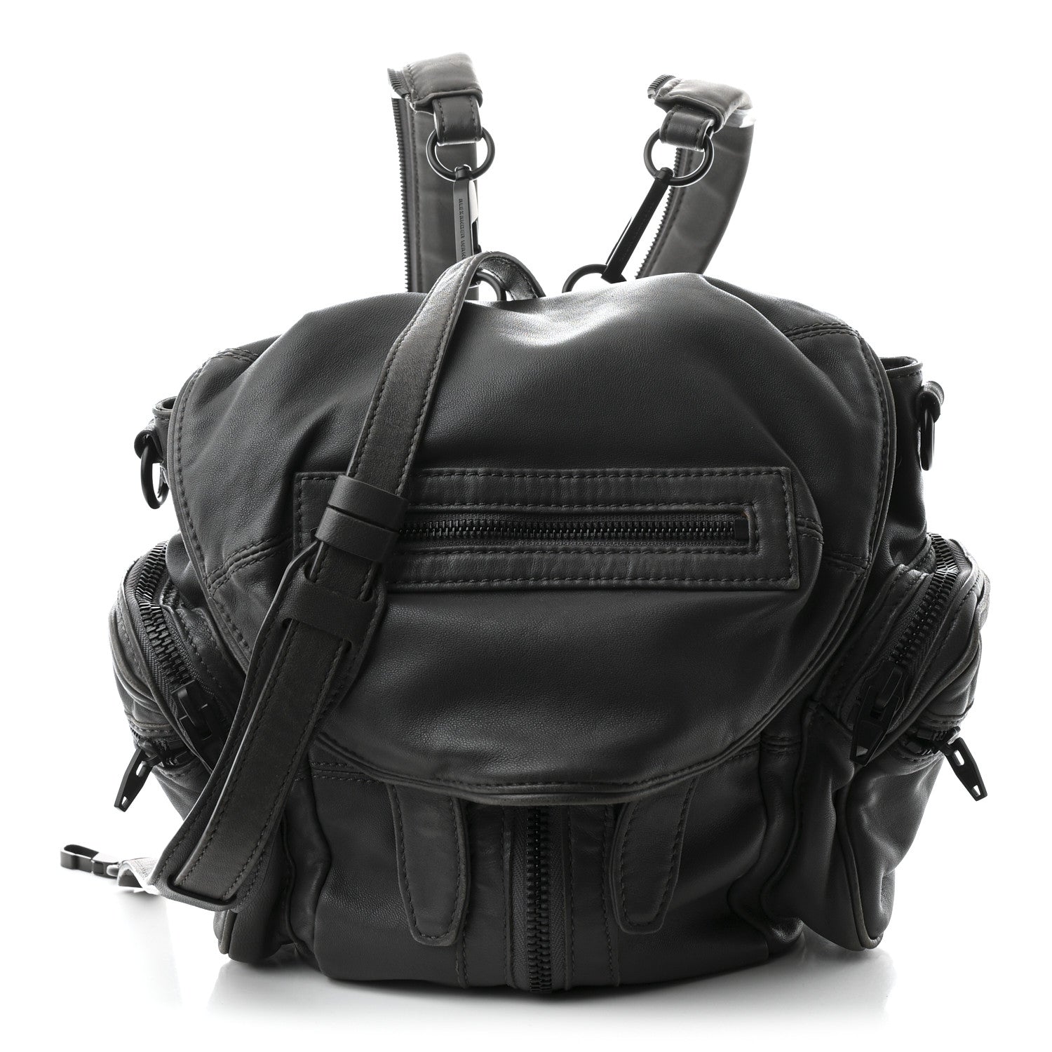 Alexander Wang Lambskin Backpack Bag Grey 1743525 – FASHIONPHILE