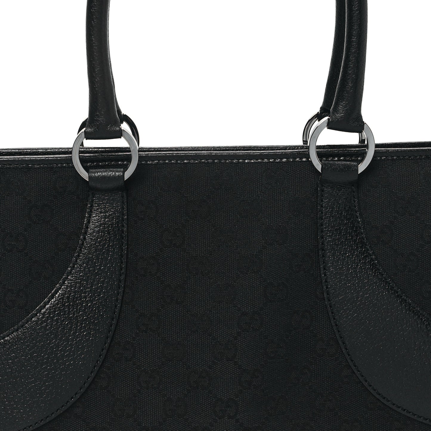 Monogram Shoulder Bag Black