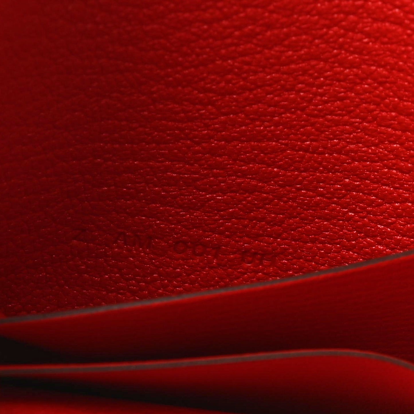 Chevre Mysore Roulis Slim Wallet Rouge De Coeur