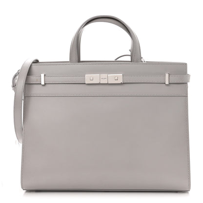 Saint Laurent Calfskin Small Manhattan Shopper Tote Granite 1 of 11