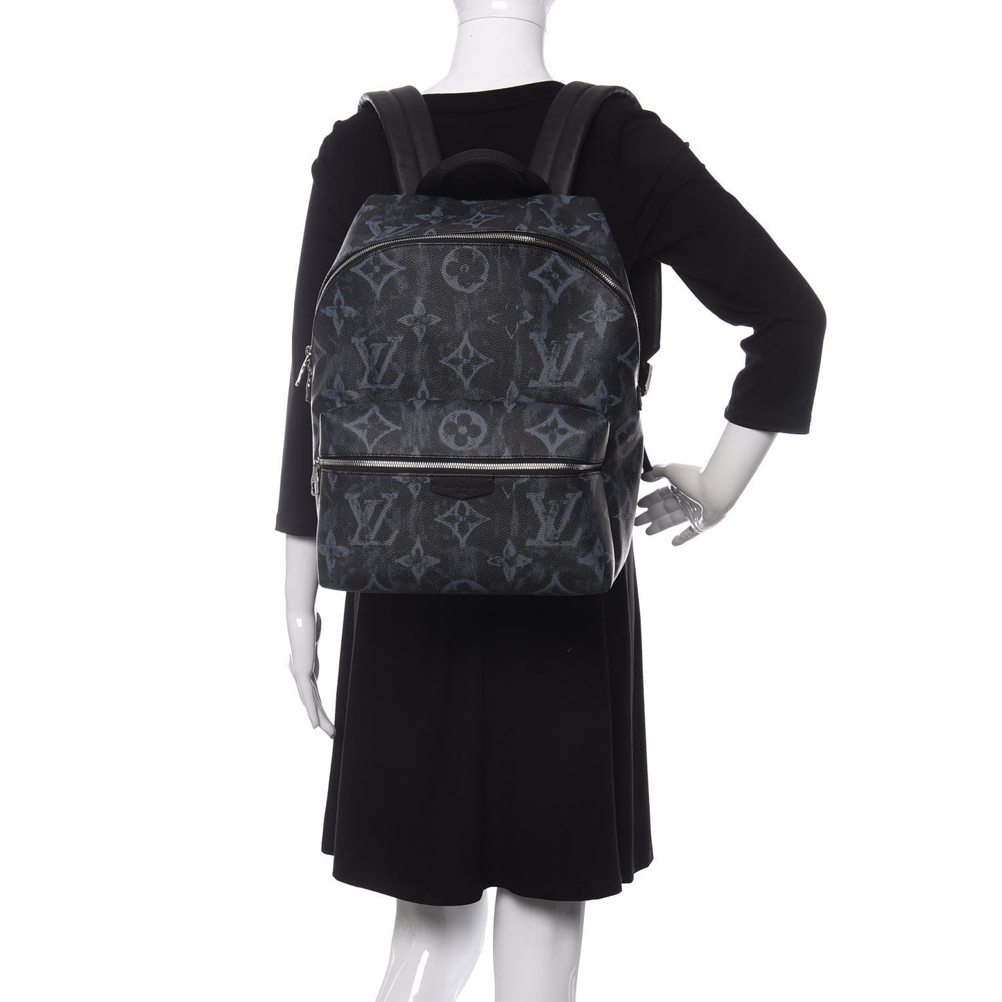Monogram Pastel Discovery Backpack PM Black