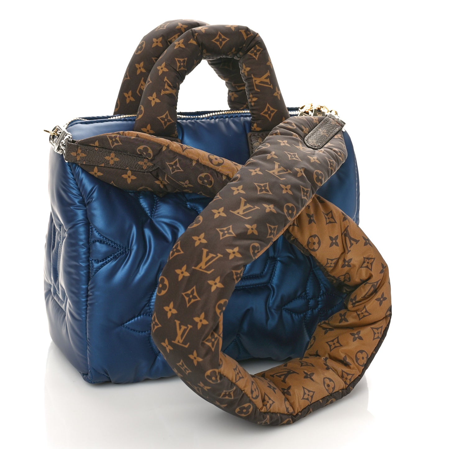 Econyl Mini Monogram Pillow Speedy Bandouliere 25 Navy