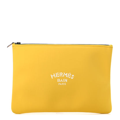Hermes Neoprene Neobain Large Case Bouton d'Or 1 of 4