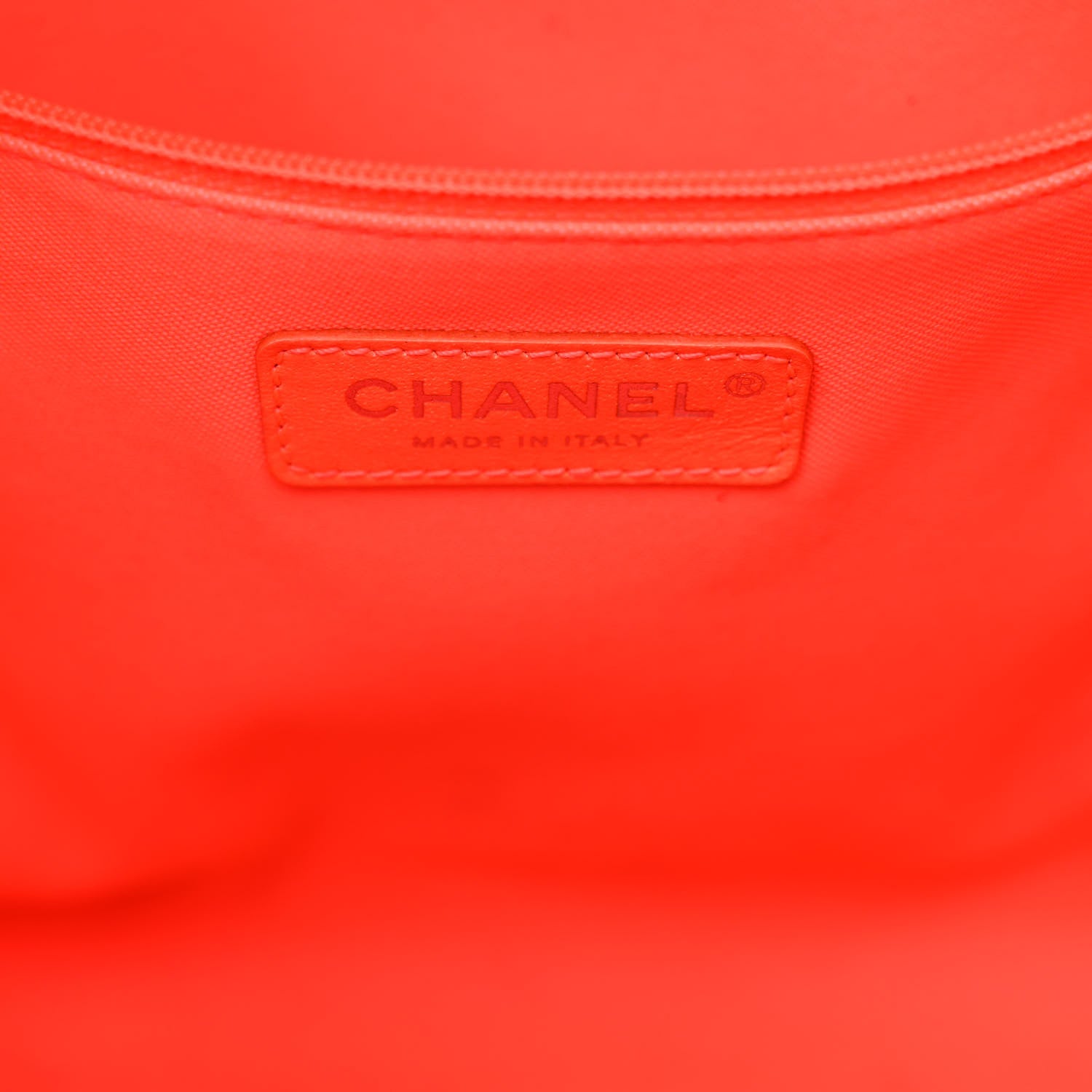 Chanel Mixed Fibers Medium Deauville Tote Blue Orange 7 of 14