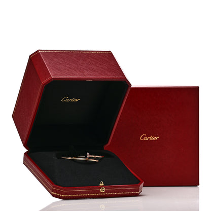 Cartier 18K Pink Gold Diamond Small Juste Un Clou Bracelet 16 4 of 4