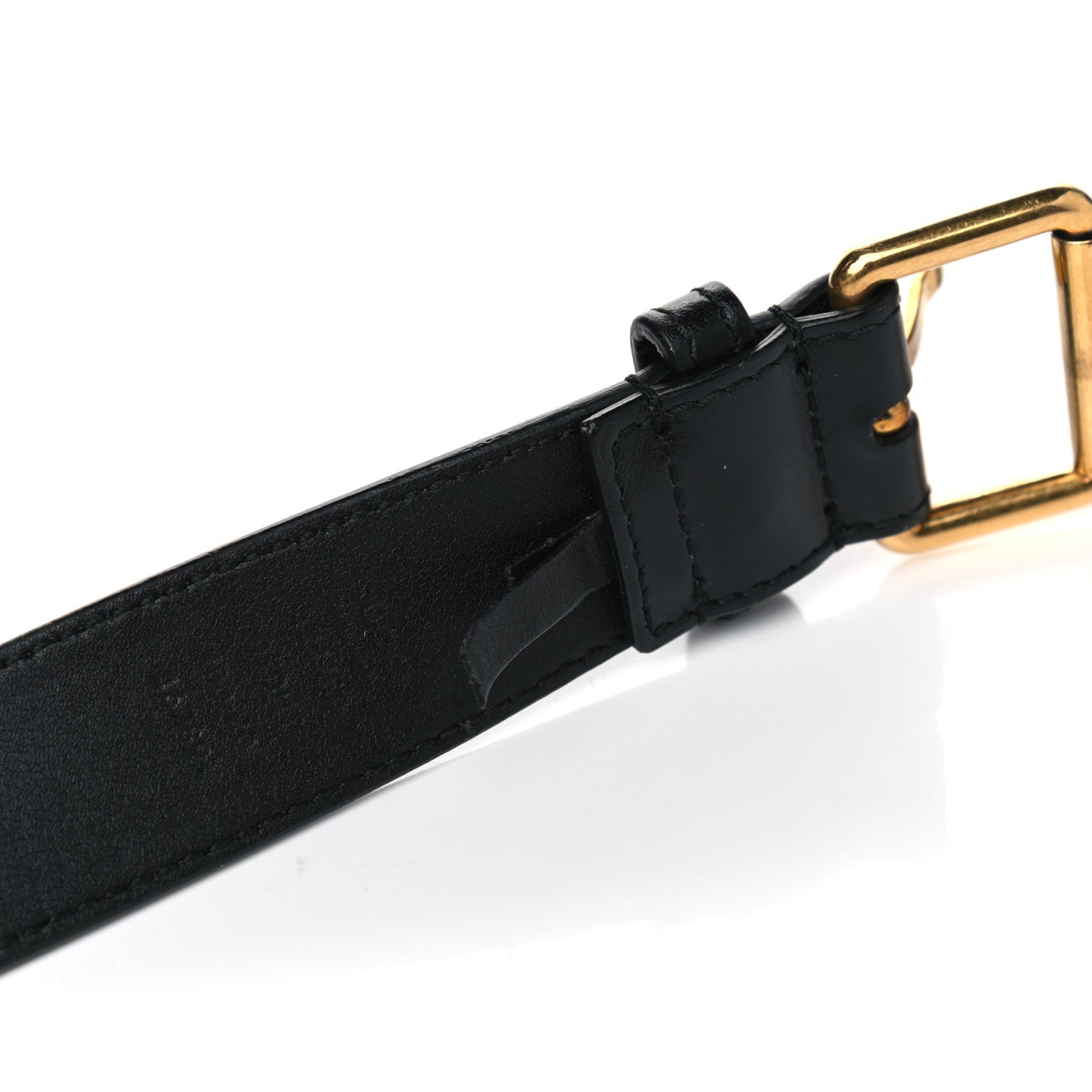 Gucci Calfskin Matelasse Mens GG Marmont Belt Bag 100 40 Black 16 of 18