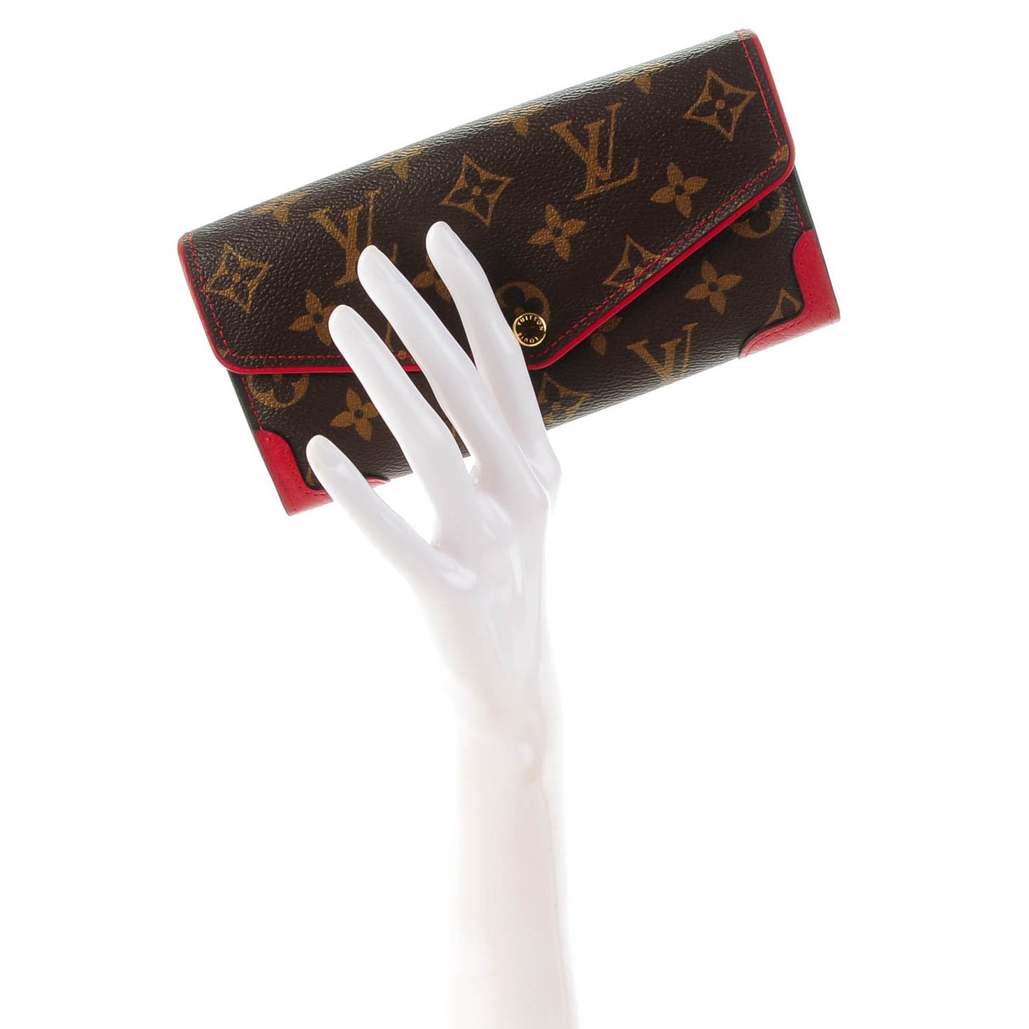 Monogram Sarah Retiro Wallet Cherry