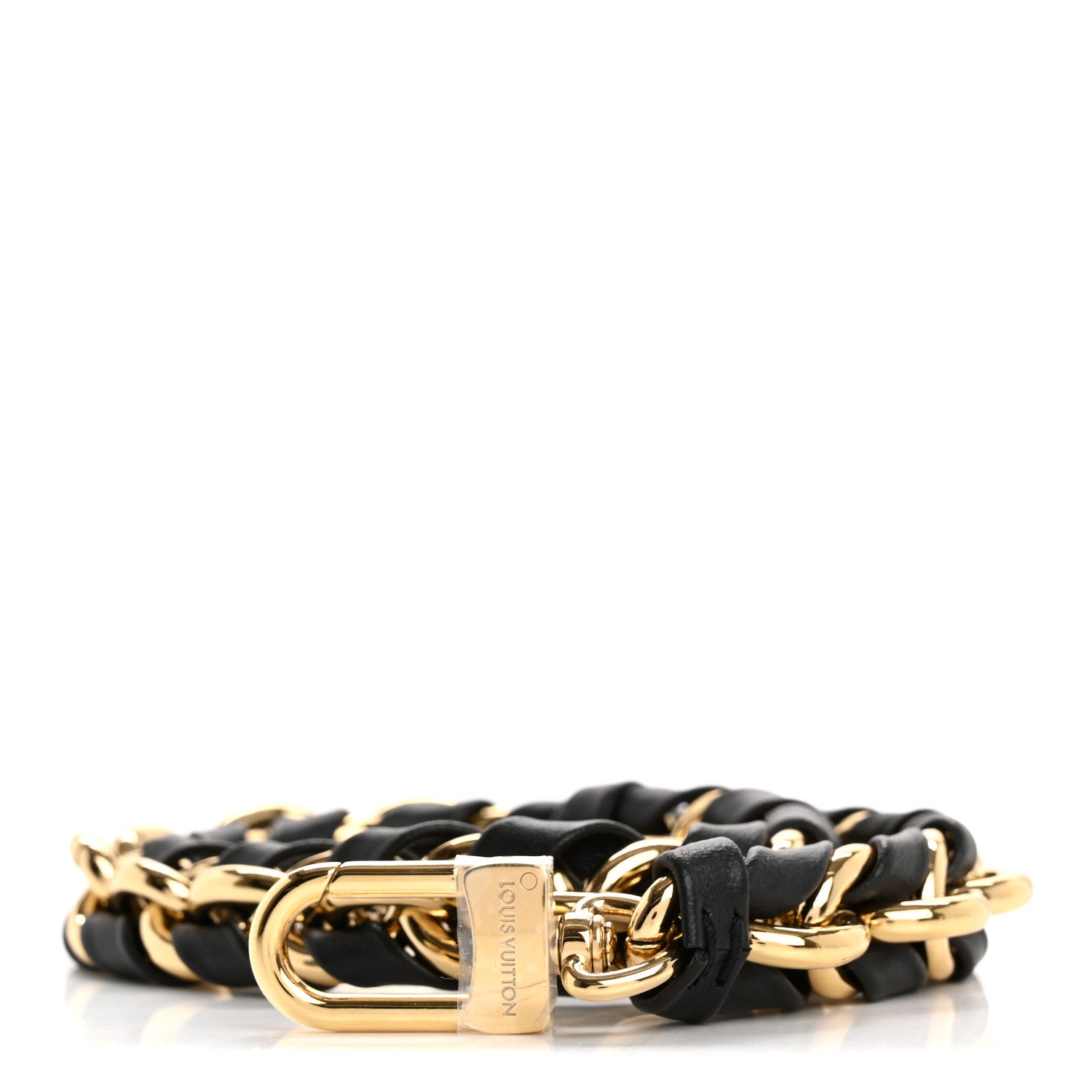 Louis Vuitton Calfskin Multi Pochette Chain Shoulder Strap Black Gold 1 of 3