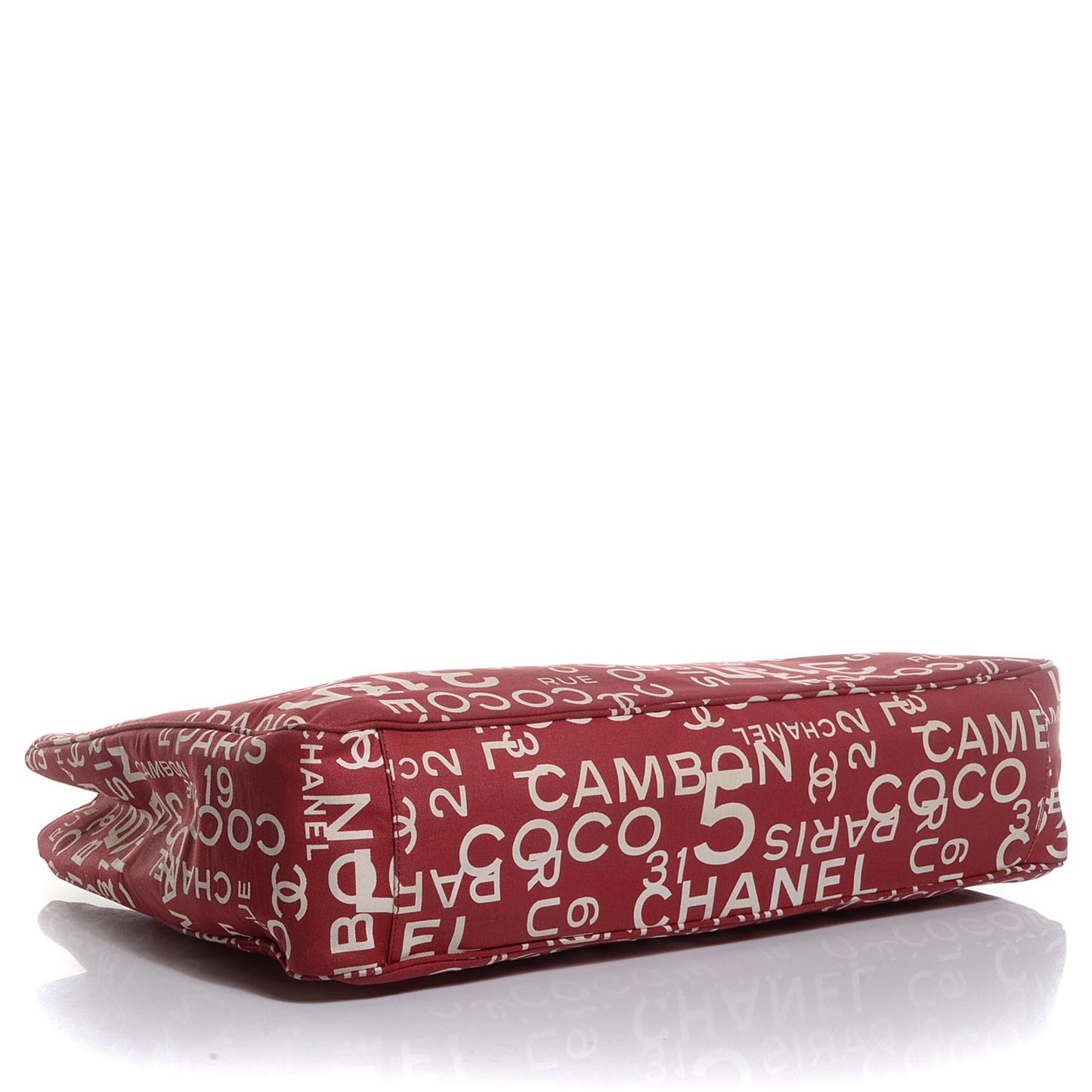 Canvas 31 Rue Cambon Beach Tote Red