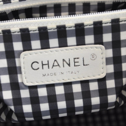 Chanel Vinyl Lipstick Tote Black 8 of 9
