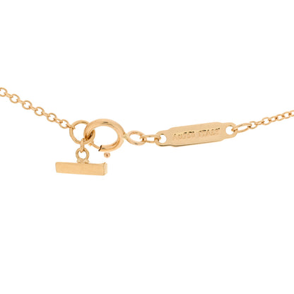 Tiffany 18K Yellow Gold Diamond Mini T Smile Pendant Necklace 4 of 5