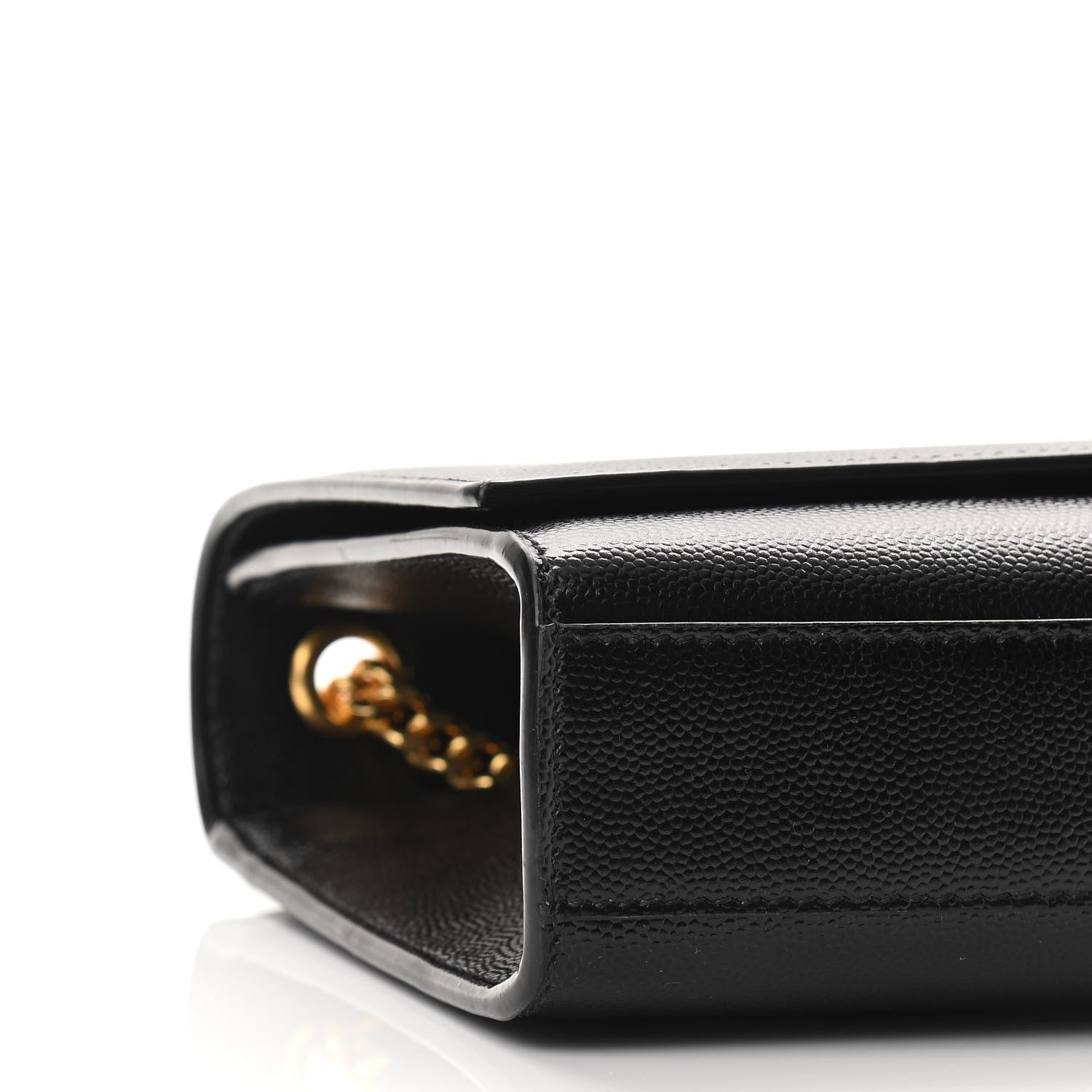 Saint Laurent Grain De Poudre Medium Classic Monogram Kate Satchel Black 7 of 8