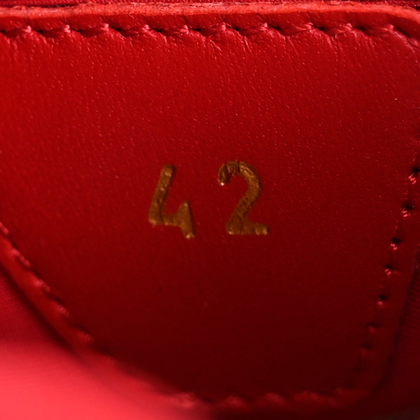 Epi Pochette Accessories Bag Rouge