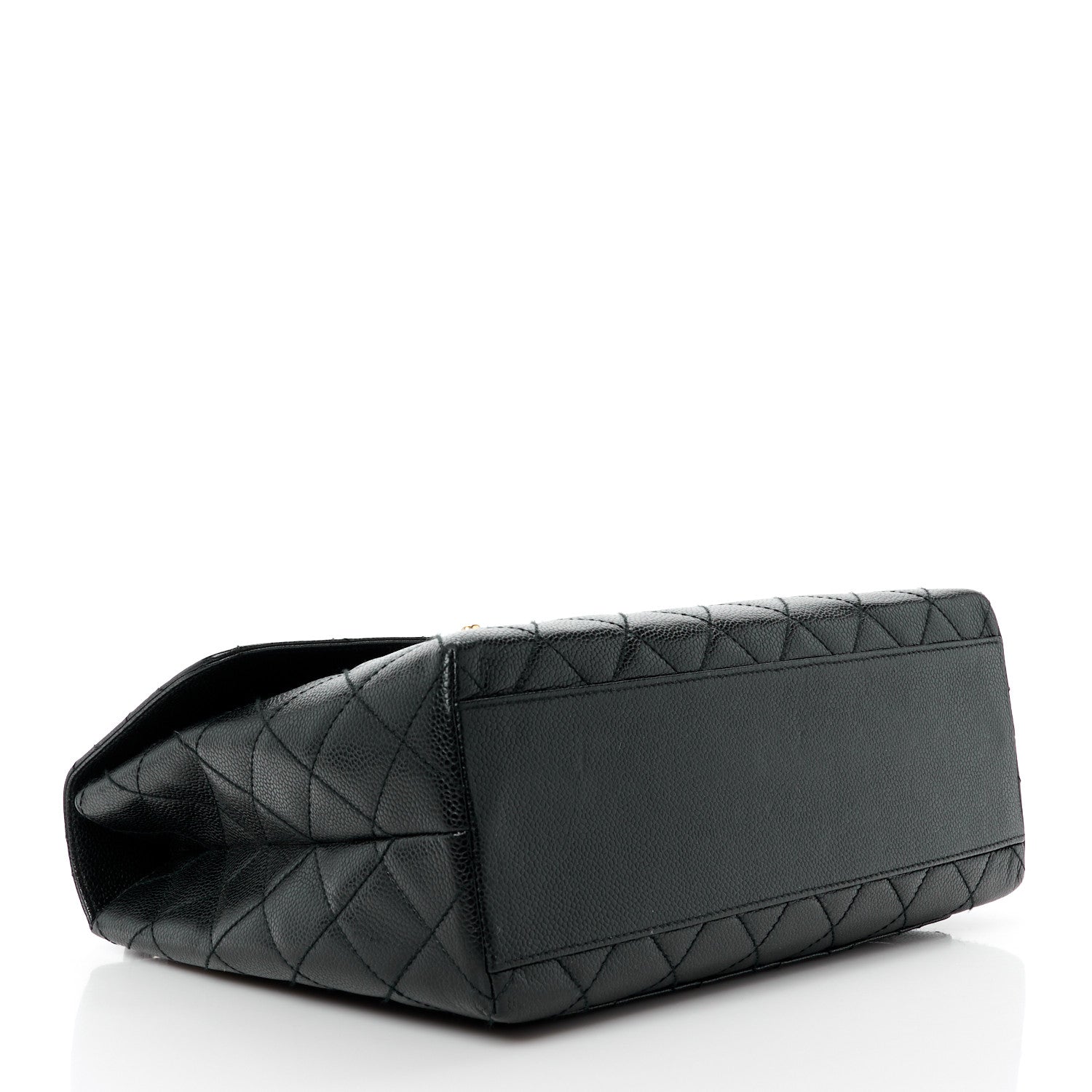 Chanel Caviar Quilted Jumbo Kelly Flap Black 4 of 13