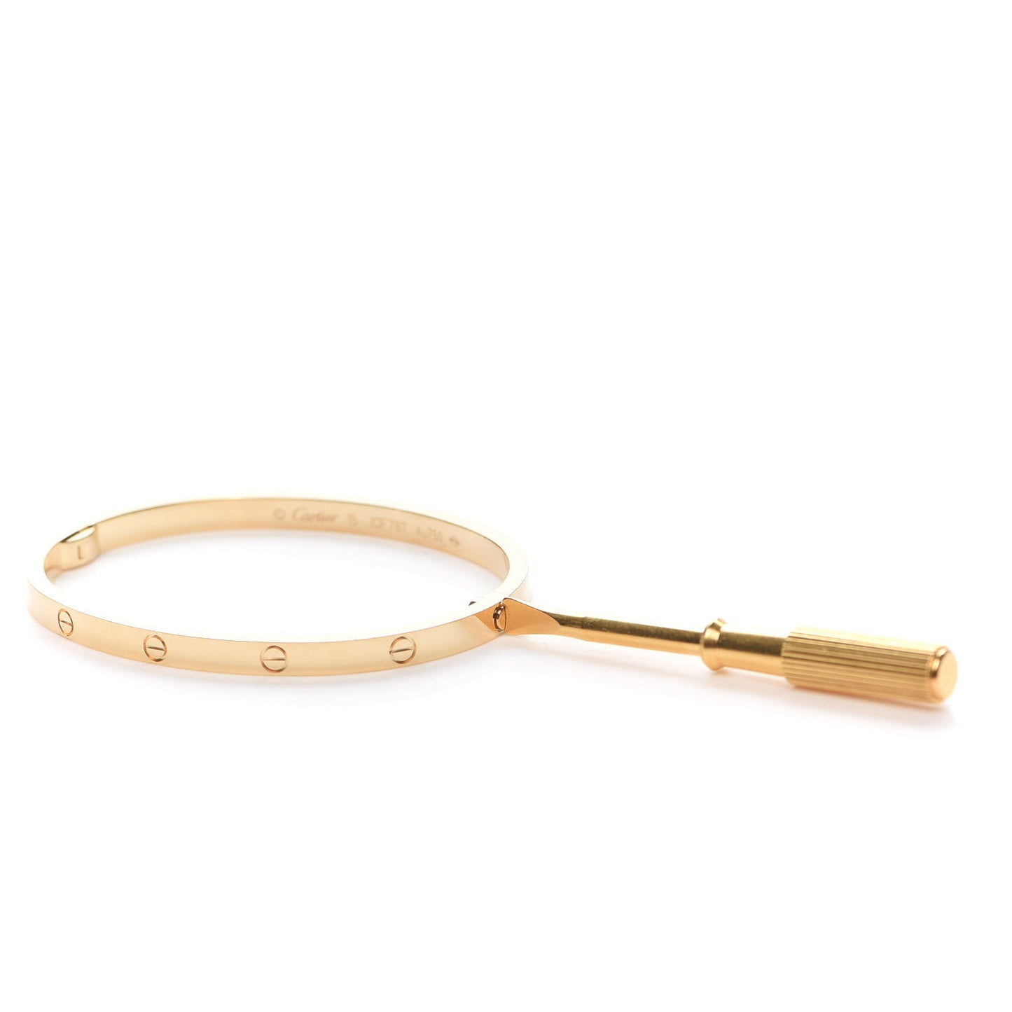 18K Yellow Gold Small LOVE Bracelet 15